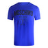 Moschino 222Ea07119541 Double Smiley Blue T Shirt 2278 Blue T Shirt Female